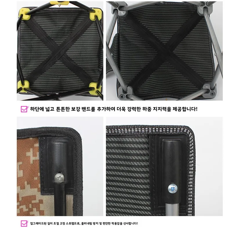 휴대용 다기능 낚시 의자 모든 지형에 적합한 접이식 캠핑 여행 장비 낚시 의자 스탠드 미니 스툴 야외 활동