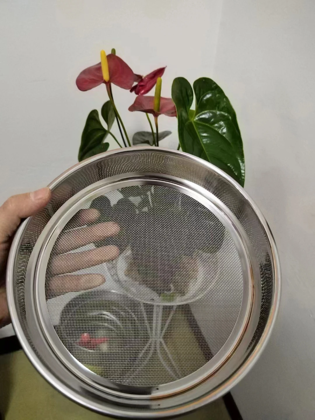 Dia 5mesh -36mesh Stainless Steel Chroming Body Test Sieve Standard Test Sieve 20cm 1pcs Laboratory Lid and Bottom
