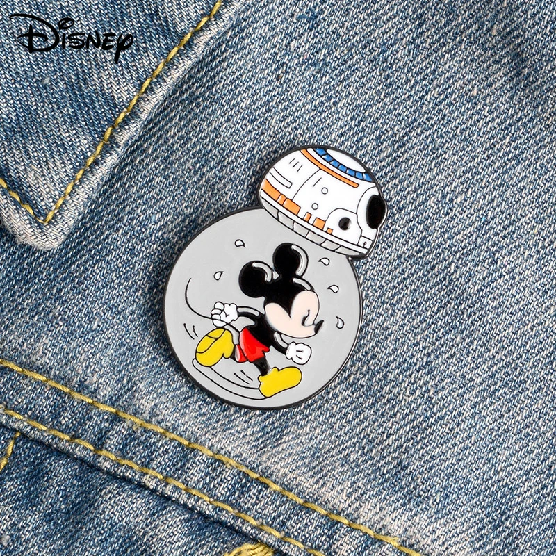 

Disney Mickey Mouse Anime Badge Cartoons Mickey for Women Pins Jewelry Cute Fashion New Anime Pins Children Toys Birthday Gifts