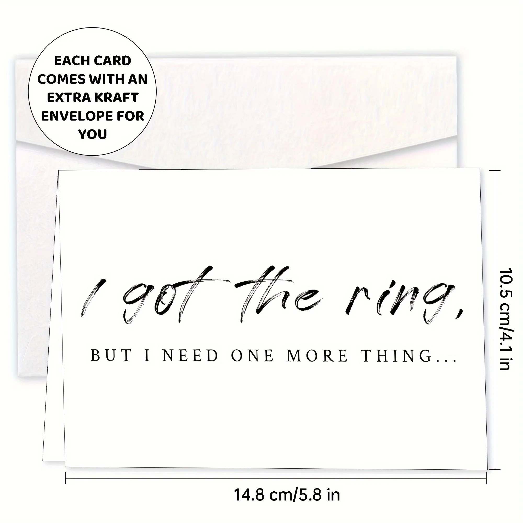 10pc I got the ring but I need one more thing, will you be my bridesmaid, wedding bridesmaid card greeting card to invite brides