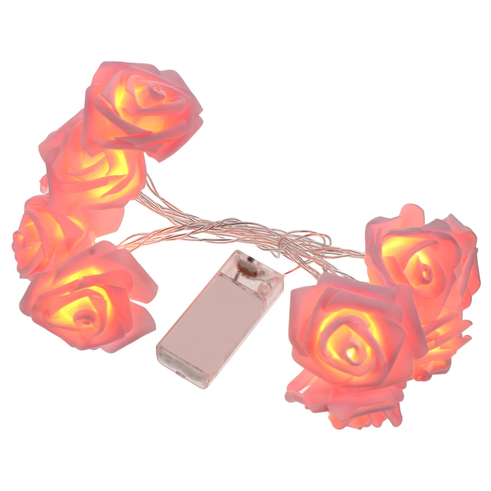 

1 Set Rose Shape LED String Light Propose Hanging String Lamp Without