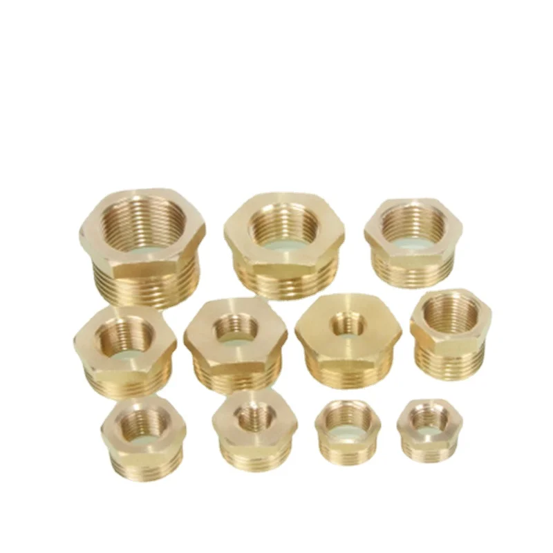 1/4 &quot3/8" 1/2 &quot3/4" NPT BSPT Male x Female латунная редукционная втулка фитинги
