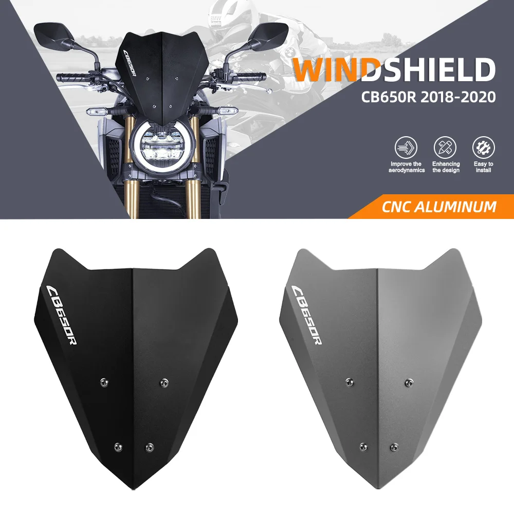 

For HONDA CB650R CB 650R 2018 2019 2021 2022 CB650 R Motorcycle Accessories Sports Windshield Visor Wind Deflector Windshield