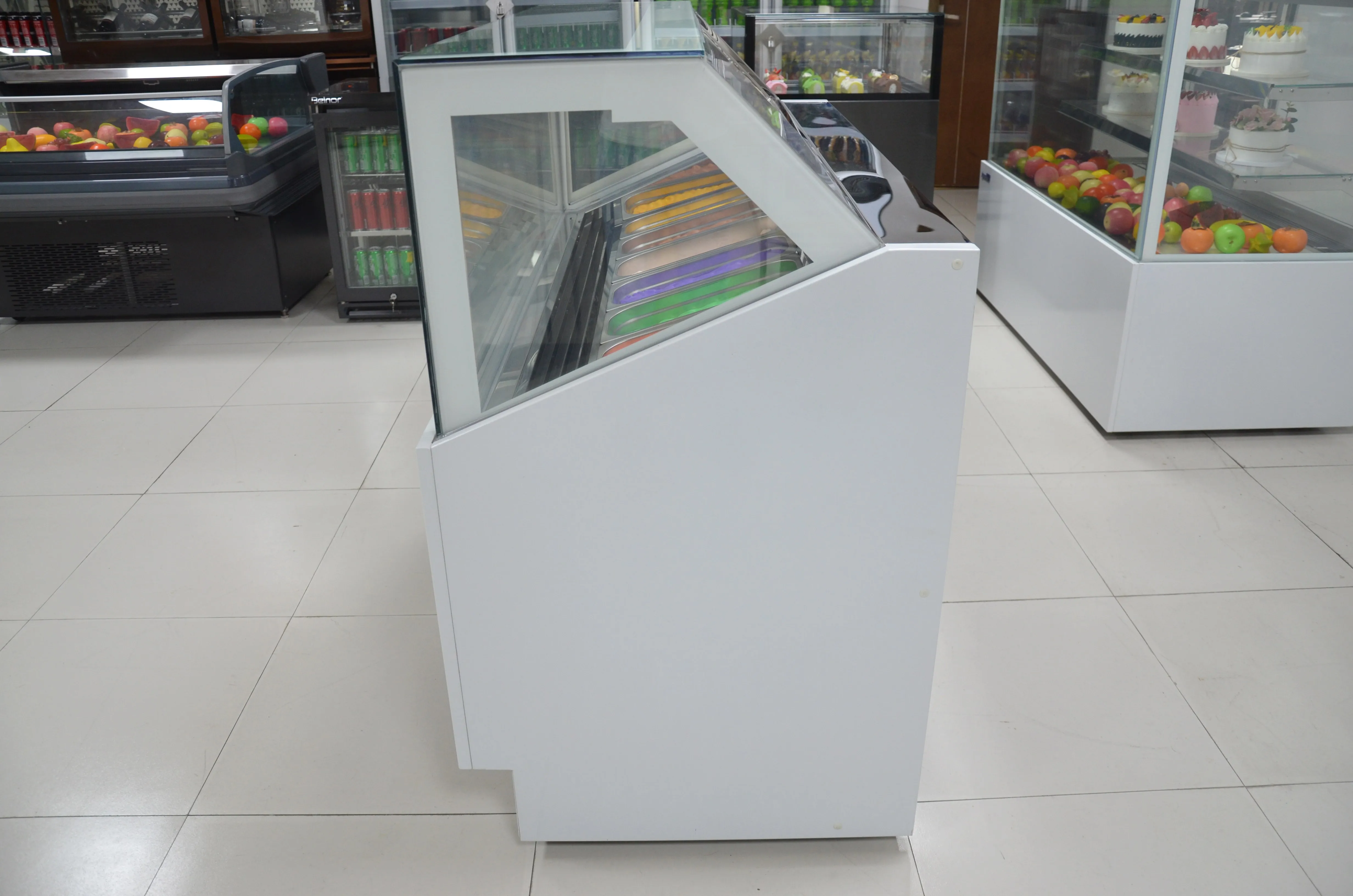 Showcase Of Ice Cream Commercial Refrigerator Cake Display Freezer - Image 3