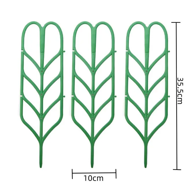3 Dcs Zöld Műanyag Keret A Mászó Növényekhez Szőlőmászó Növényi Tartó Beltéri Virágnövény Zárójel - Image 5