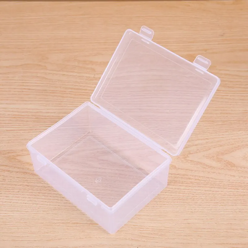 Transparent Dual-Fastened Jewelry and Art Storage Display Box