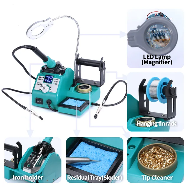 YIHUA 926LED-IV Soldering Station with Helping Hands 4
