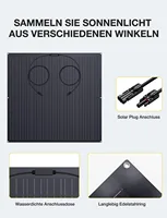 nouveau! Centrale électrique de balcon 960 W avec panneaux solaires flexibles 4 x 240 W, efficacité de conversion solaire 18 % 5