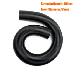 Adjustable Length Air Diesel Heater Duct Pipe Tube Hose (51mm Length 300cm)