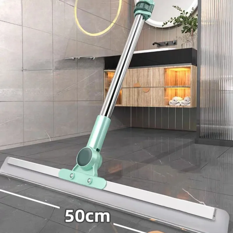 

Toilet Bathroom Toilet Wiper Magic Broom Sweeping Silicone Artifact Ground Scraping Floor Cleaning Household Mop