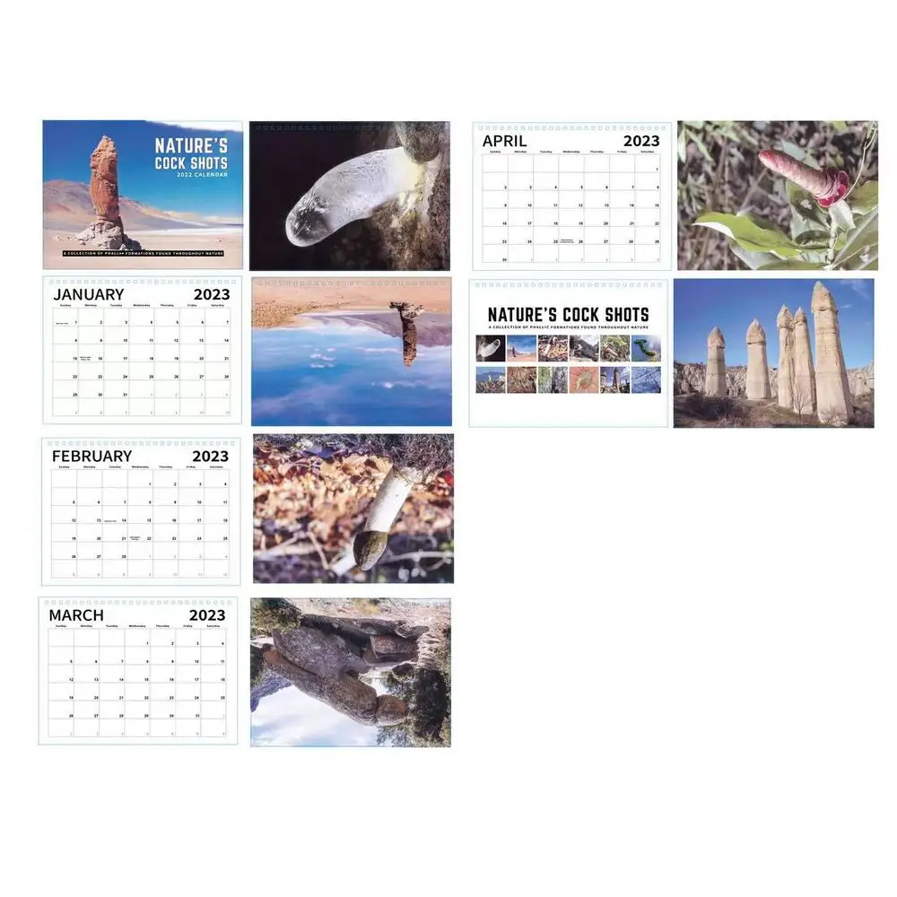 Aankondiging Logisch Pijnboom Unieke Natuur Dick Pics Grappige Natuur Lullen Pics Muur Kalender Creatieve  Whiteelephant En Geheime Santa Gag Gift| | - AliExpress