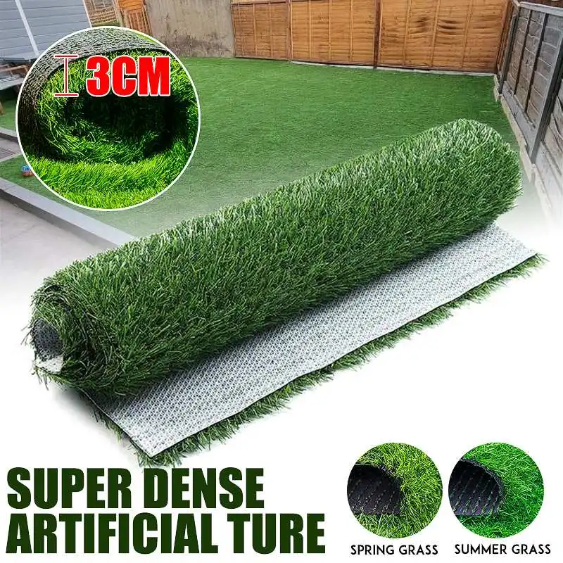 1.5cm Thickness Artificial Lawn Carpet Fake Turf Grass Mat Landscape Pad  DIY Craft Outdoor Garden Floor Decoration dropshipping - AliExpress