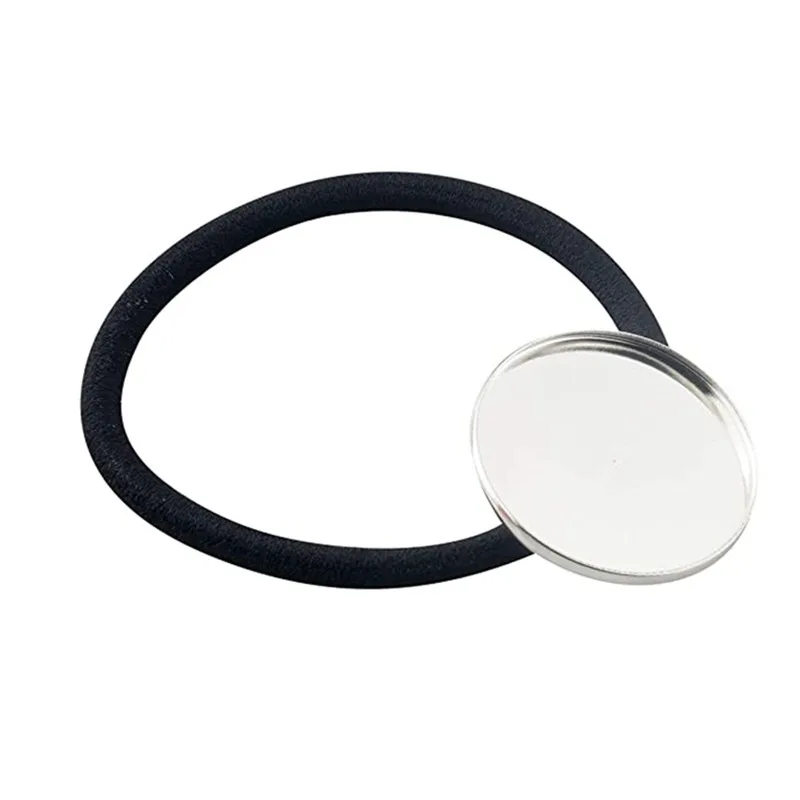 10 Stück 20 25 mm Unterstützung Cabochon Basis Lünette Scrunchie Gummiband für DIY Haarring Schmuckherstellung Zubehör Zubehör Handwerk – Detail 3