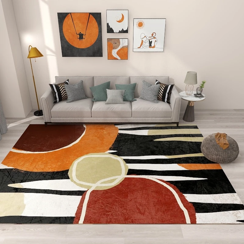 

Western Style Area Rug for Living Room Decoration Teenager Bedroom Decor Carpets Sofa Coffee Table Rugs Nonslip Carpet Floot Mat