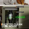 MIUI Garbage Disposal with Sound Reduction,1/2 HP Food Waste Disposer with Stainless Steel Grinding System,Continuous Feed 5