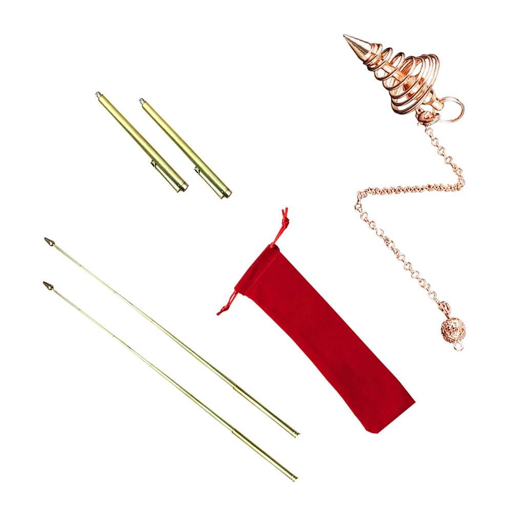 

Copper Detector Positioning Rods For Test Gold Measuring Rods With Pendulum Tools Hunting Spirit Stick Brass Adajustable