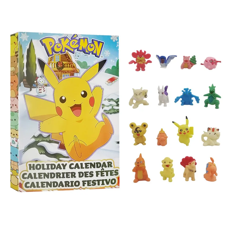 24PCS Pokemon Advent Calendar Box 2023 original Pikachu Anime Action  Figures Christmas Hallowmas kids For Children Boy Toys Gift - AliExpress