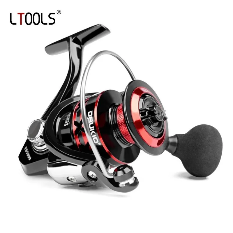 

Fishing Reel FS2000-7000 Max Drag 12KG Spinning 5.0:1 Speed Reels Metal Spool Carretilhas De Pesca Reel for Fishing Accessories