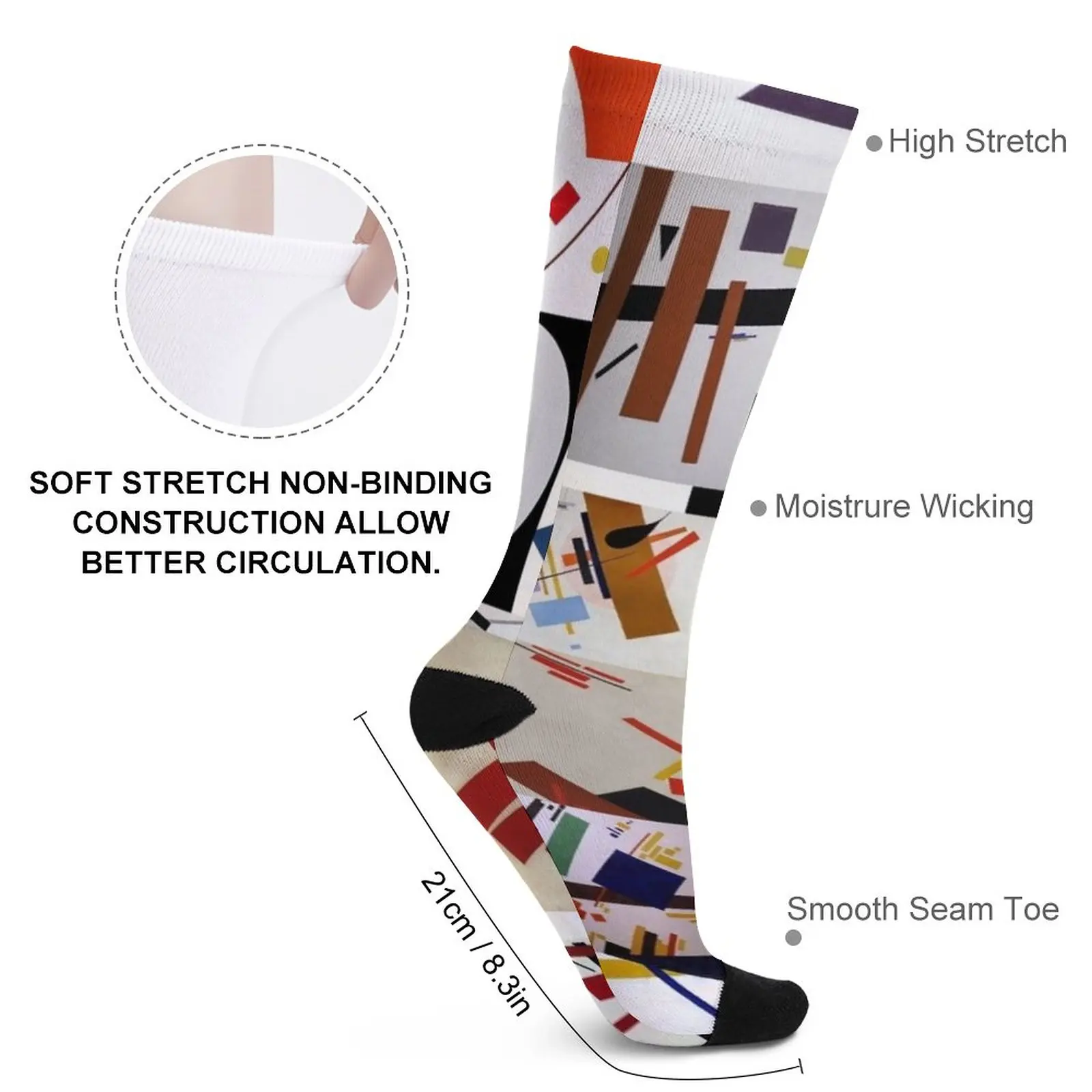 Kazimir Malevich Socks Stockings man Men′s sock
