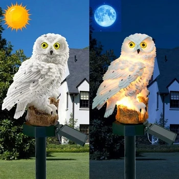 Solar Lamp Owl Animal Solar Garden Lights Solar Powered Solar Led Light Outdoor Garden Decoration Lamp Waterproof Solar Lights 2