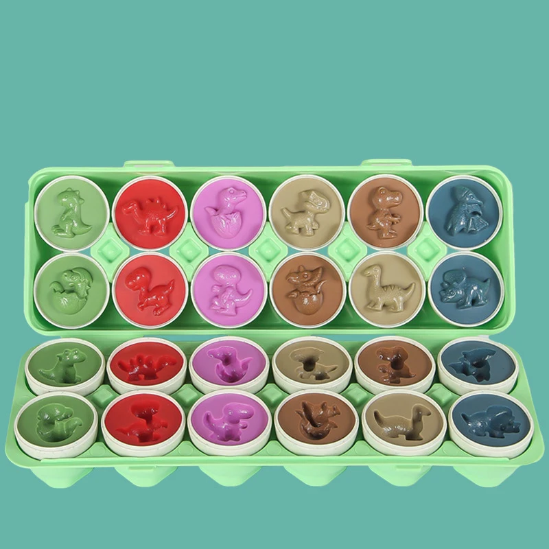 Kids Shape Matching Eggs Toy Cartoon Number Dinosaur Montessori Smart Eggs Baby Early Learning Educational Toy Children Gifts 6