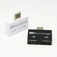 69HA USB Hub Adapter Converter Male To Twin Dual 2 Port For PC Computer Accessory USB 2.0 Splitter Hub 2 USB 2.0 Port - Image 4