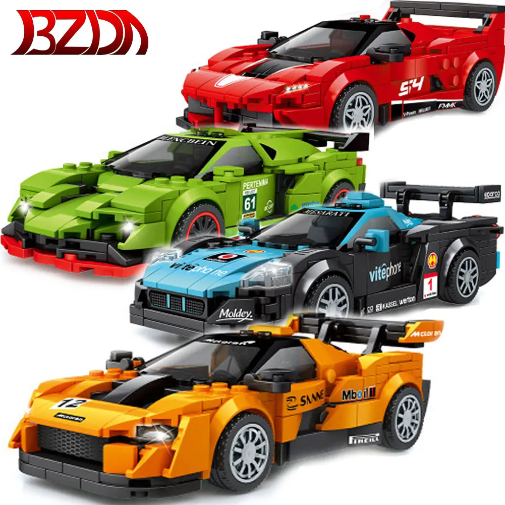

SEMBO городской гоночный автомобиль скоростные чемпионы Спорт Строительные блоки гоночный Спорт Технический автомобиль кирпичи Обучающие игрушки подарки для мальчиков