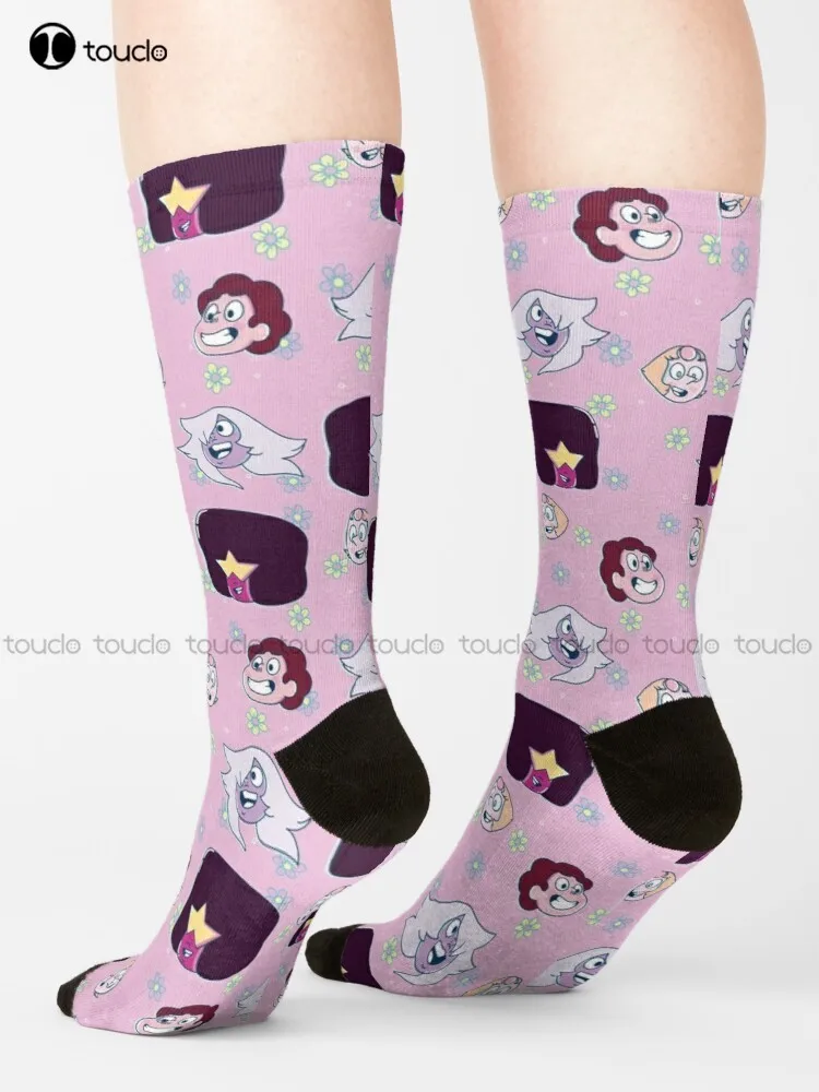 

Universe Friends (Steven Universe) Socks Running Socks Womens Unisex Adult Teen Youth Socks 360° Digital Print Harajuku Gift Art