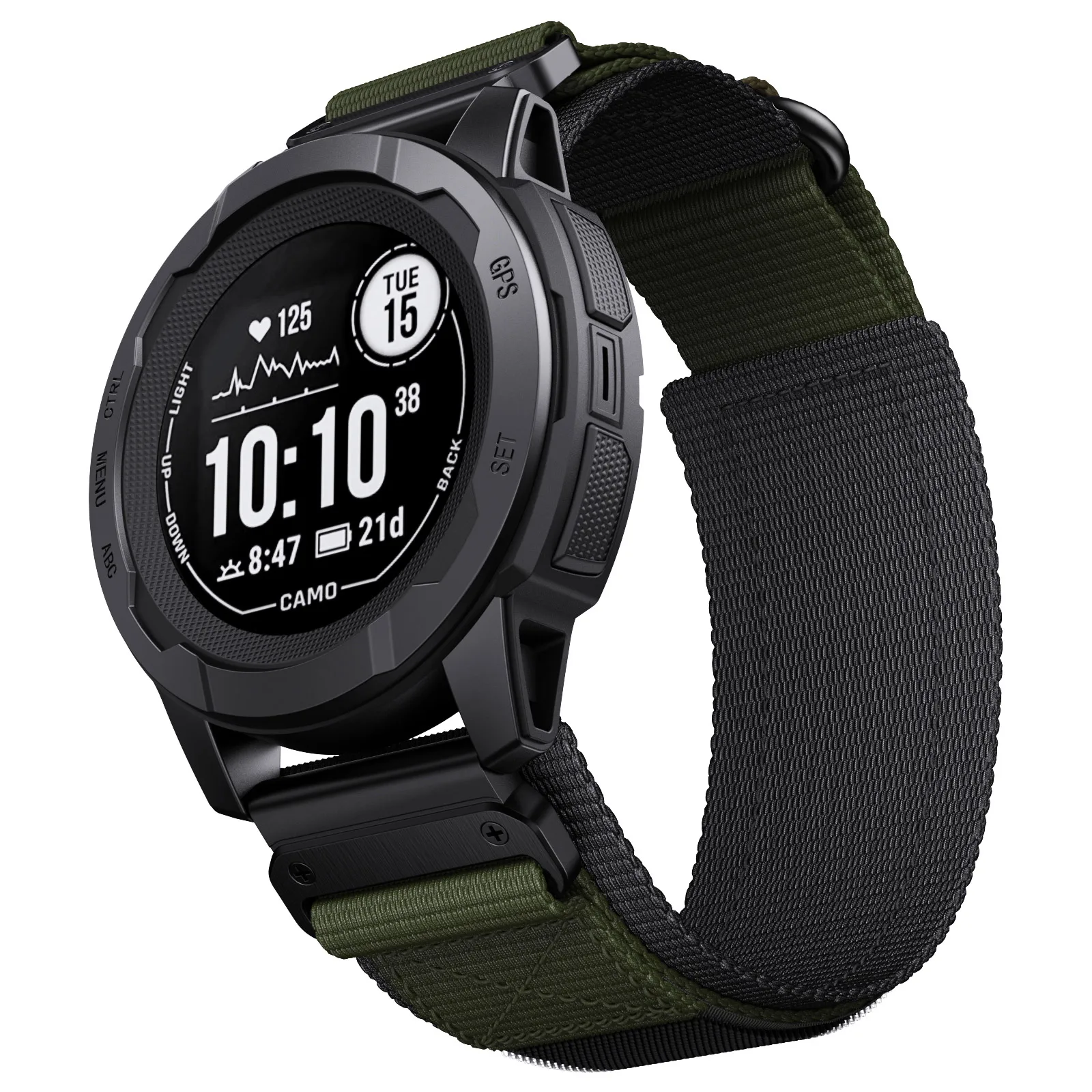 Nylon Watch Band Strap for Garmin Instinct and Fenix Series