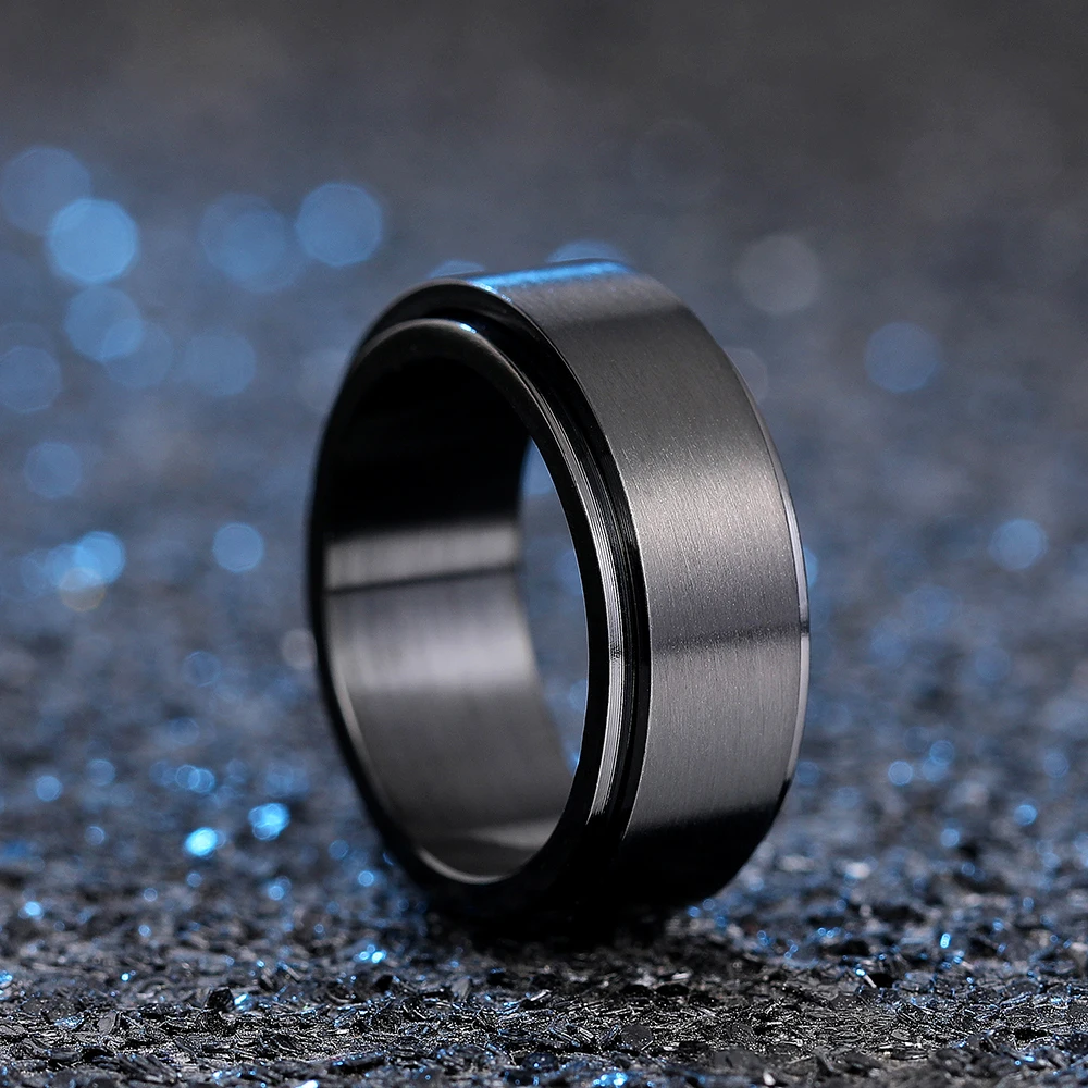 stainless steel ring Stainless Steel Rings for Men Accessories Men's Simple Band Rings