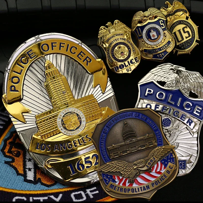 Cosplay Copper Badge Collections US United States Cosplay Copper Badge 1:1