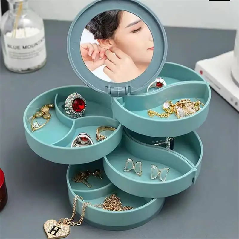 Jewelry Stand Holder Display Tray Multilayer Rotating