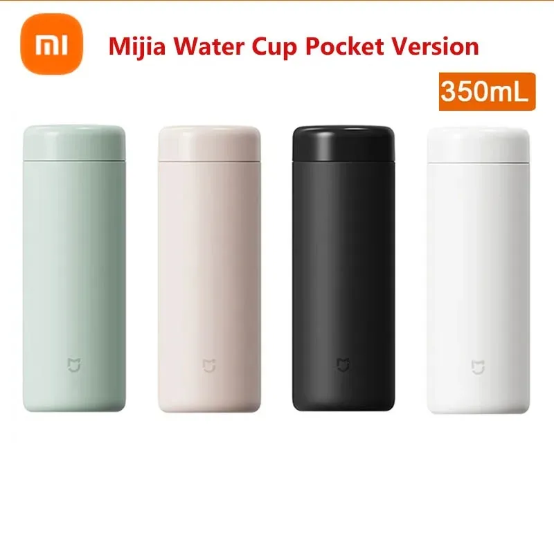 Xiaomi Mijia Water Cup Pocket Version 350mL Vacuum Thermos Cup Travel Portable Insulated Bottle Keep Warm Cold 6h 316L