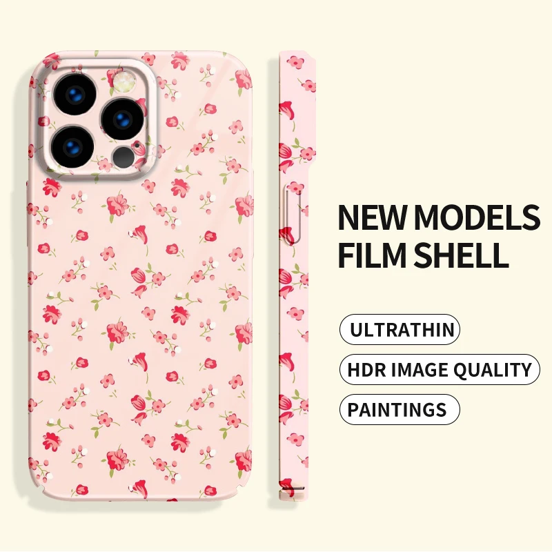 cute luxury phone case para aesthetic For iPhone 15 14 13 12 11 Pro Max x Plus XR XS Acrylic Hard Mobile Protection Phone Cases