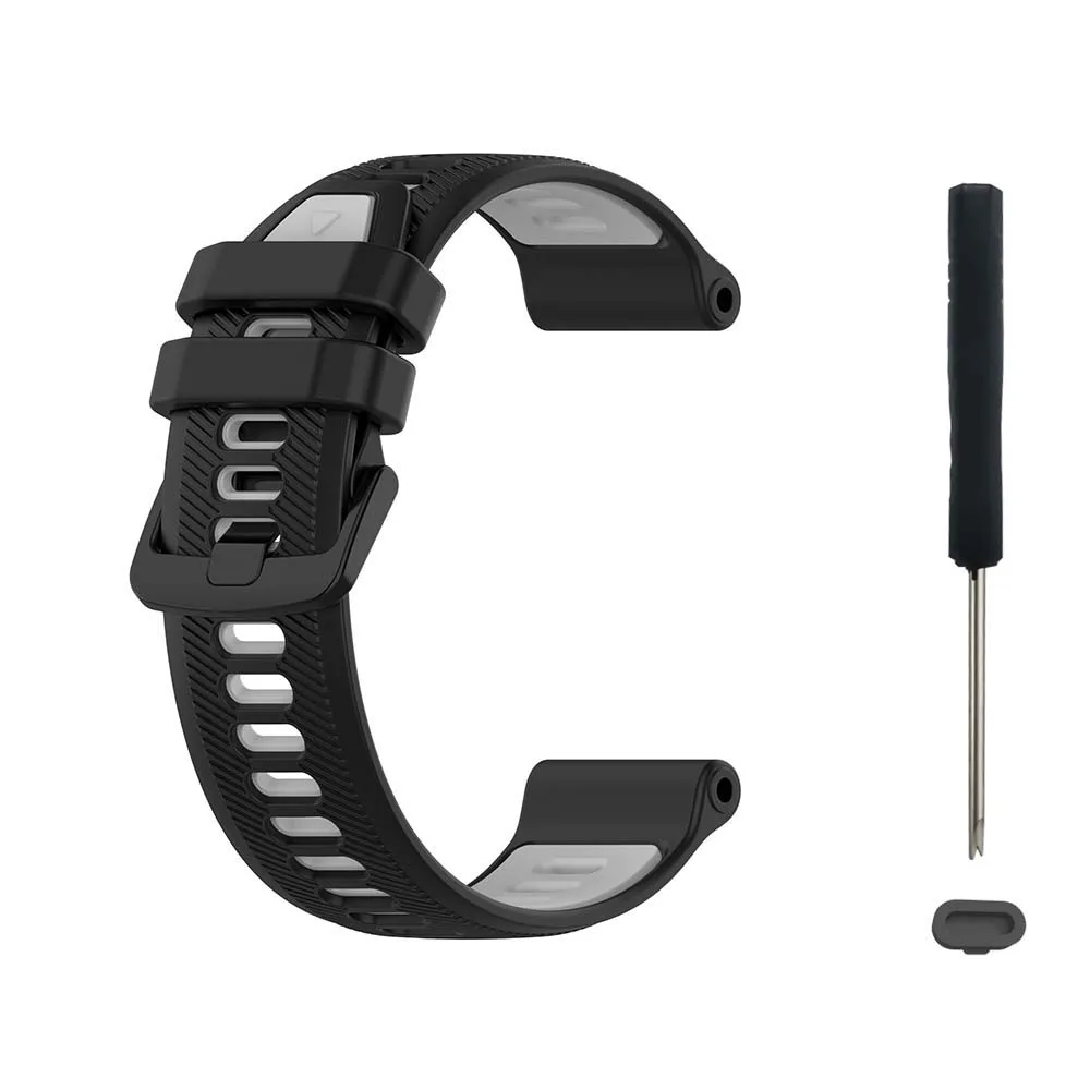 Silicone Strap Quickfit Sport Watchband Wrist Bracelet Accessory for Garmin Forerunner