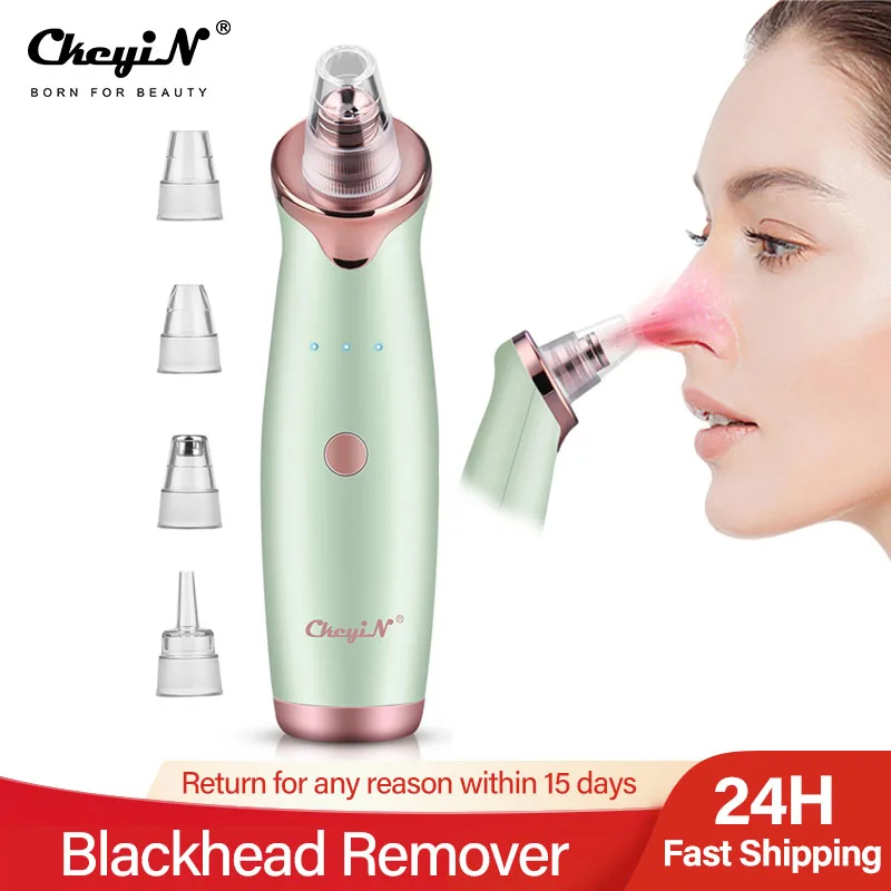Blackhead Remover Diamond Dermabrasion Nose Vacuum Pore Cleanser Acne