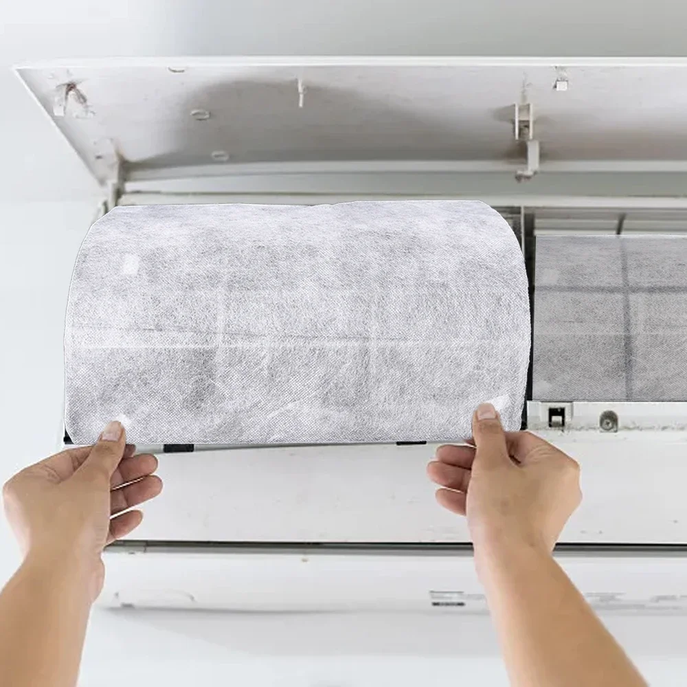 20/2Pcs Outlet Filter Papers Air Conditioner Cuttable Anti-Dust Net Cleaning Filter Mesh Household Filter Screen Purification 4