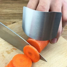  Kitchen Finger Safe Protector Stainless Steel Cutting Vegetable Self Protection Tool Knife Not To Hurt Hand Guard Cooking Gadget 