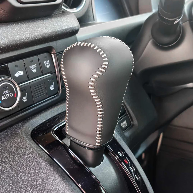 Premium Hand-Stitched Genuine Nappa Leather Gear Knob Cover