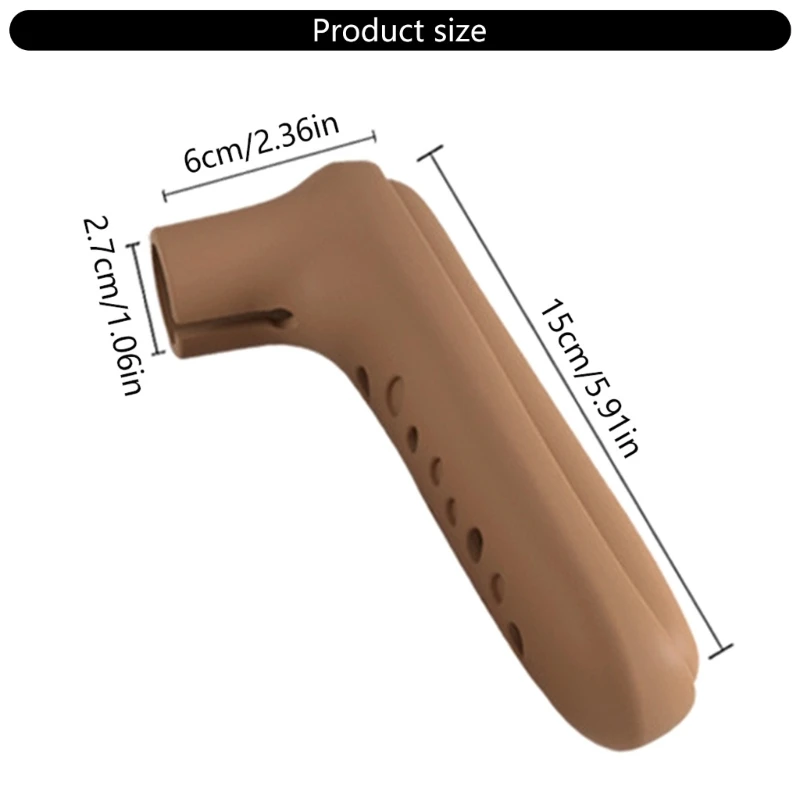 2Pieces Rubber Door Knob Protectors Covers for Home Use Offering Dust and Damage 87HA