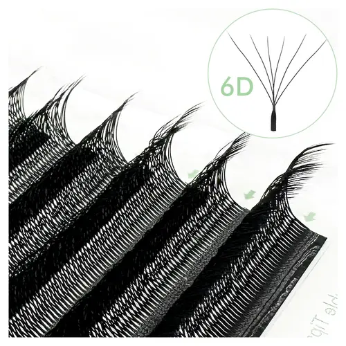 NATUHANA W-Shaped 4D 5D Volume Eyelash Extensions Premade Volume Fans W Shape Lashes Natural Soft False Eyelashes for Makeup - Image 8