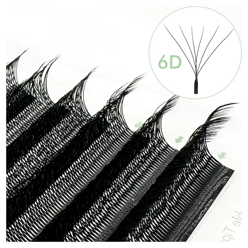 NATUHANA W-Shaped 4D 5D Volume Eyelash Extensions Premade Volume Fans W Shape Lashes Natural Soft False Eyelashes for Makeup - Image 8