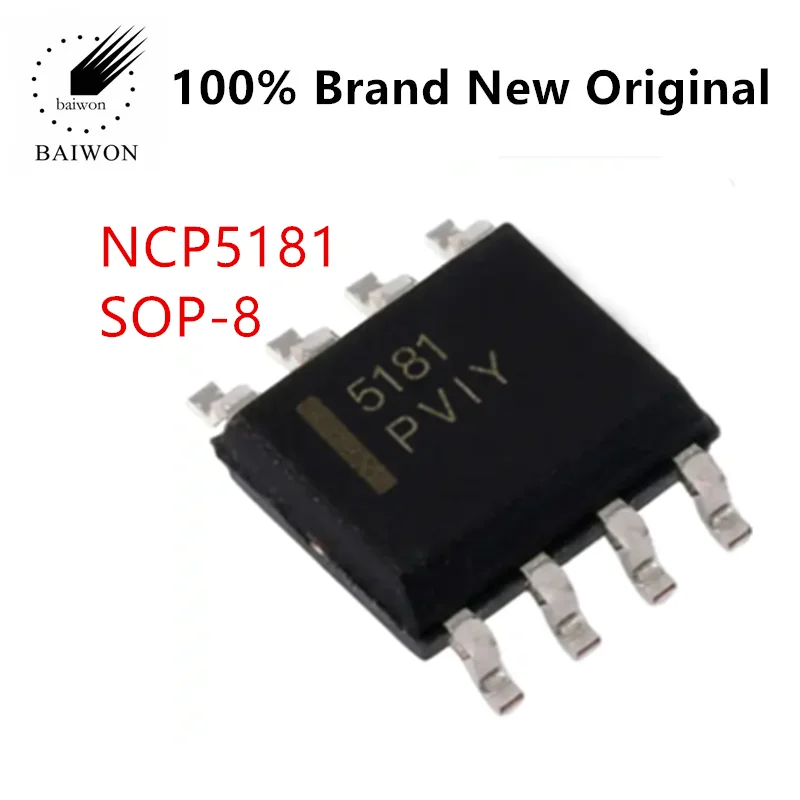 

100% Original IC ChipS NCP5181 NCP5181DR2G 5181 LCD Power Chip SOP8 SMT 8-Pin