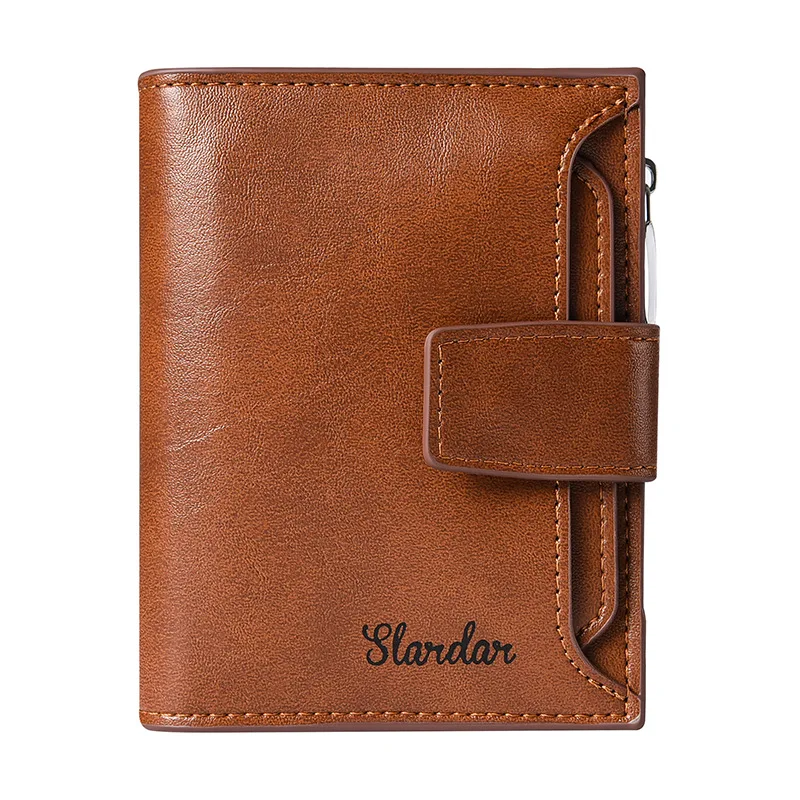 Men's Korean version wallet, short, personalized, student multi slot wallet, 30% off, youth vertical multifunctional wallet