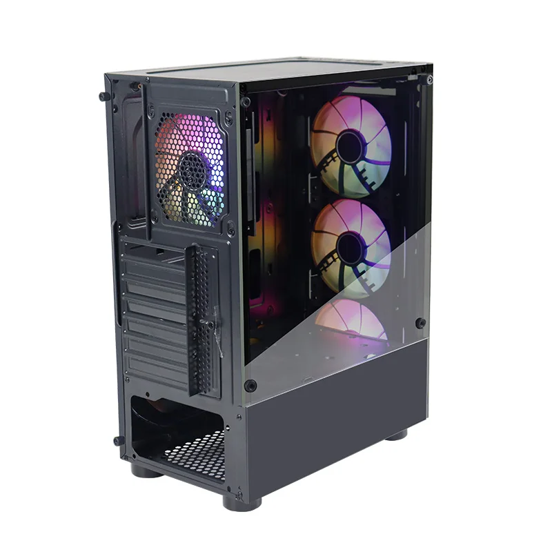 Desktop Computer Case Tower Gaming Pc Casing For Pc Micro Atx