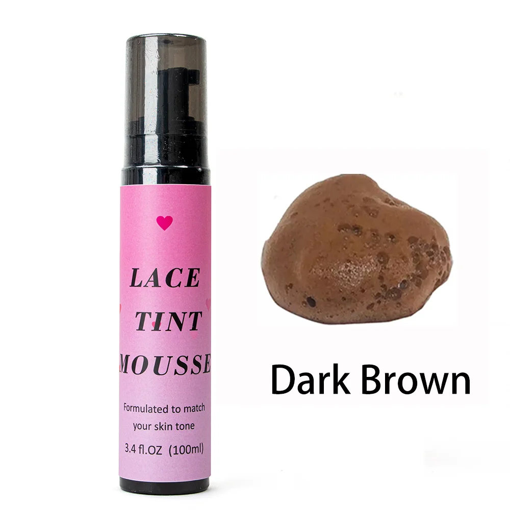 Lace tint Mousee for lace front wigs lace tint mouse and melt wig glue for wig Hair gel Wig Glue Waterproof Lace GluE
