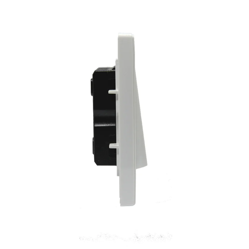 Indoor Wall Mounted Plastic Door Exit Button White Color Access Control System Accessories Release Wall Switch 10A 250V For Lamp