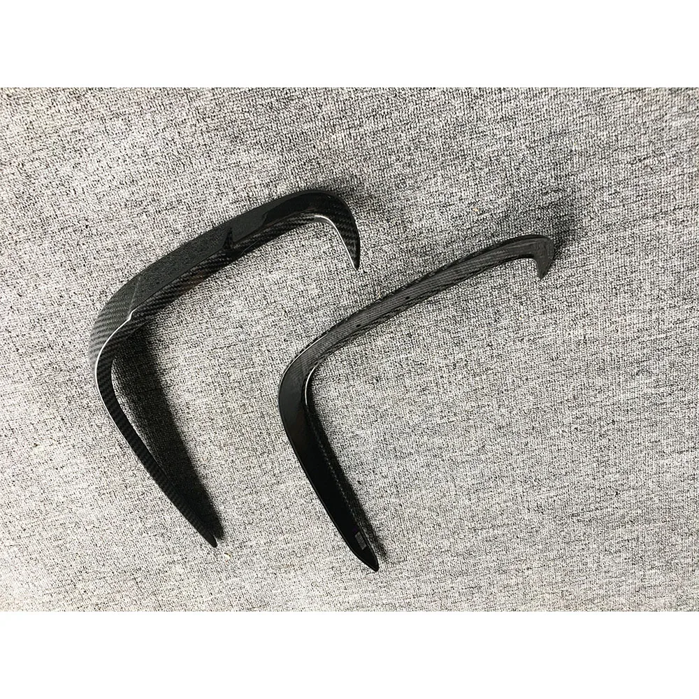 건식 탄소 섬유 앞 범퍼 카나드 스플리터 사이드 펜더 핀 BMW 8 시리즈 G14 G15 G16 M 스포츠 2018-2021 용 후면 범퍼 트림