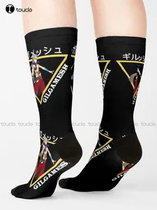 Fate Grand Order Babylonia King Gilgamesh Socks мужские цветные носки Мультяшные носки для улицы скейтборда с цифровым принтом 360 ° Harajuku