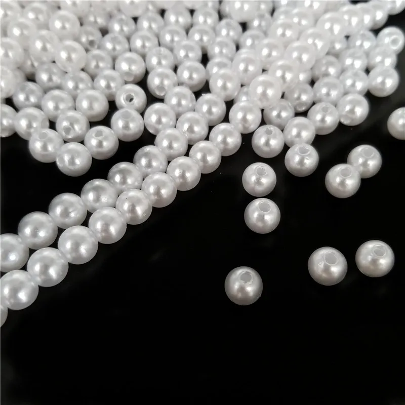 

3-14mm 5-600PCS Imitation Pearl Loose Beads For DIY Jewelry Accessories Making Necklace Bracelet Pendant Wholesale
